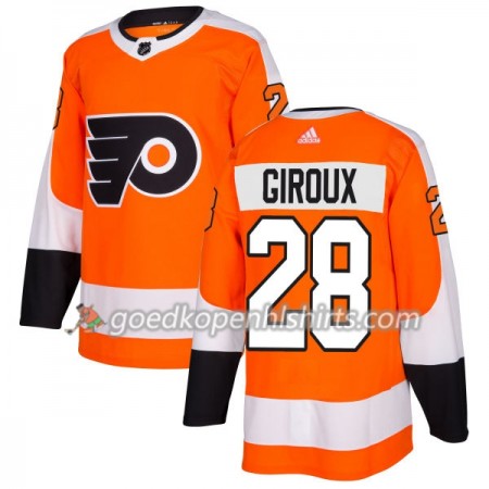 Philadelphia Flyers Claude Giroux 28 Adidas 2017-2018 Oranje Authentic Shirt - Mannen